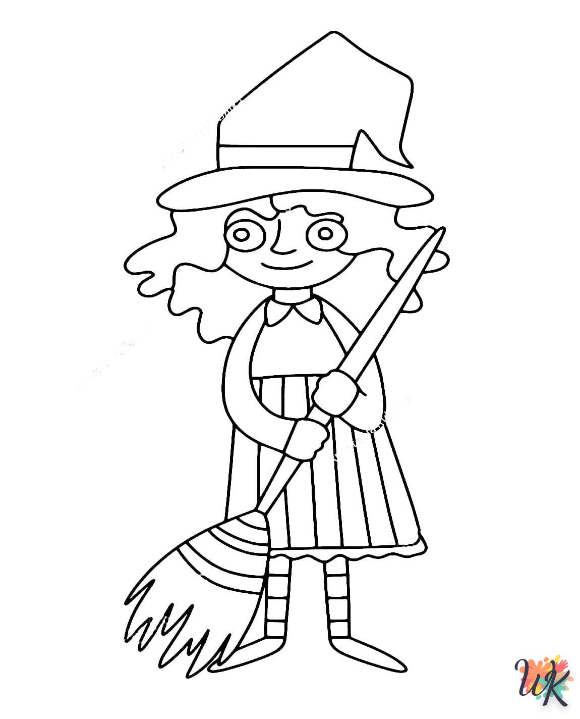 Strega 23 Disegni da Colorare Strega 21